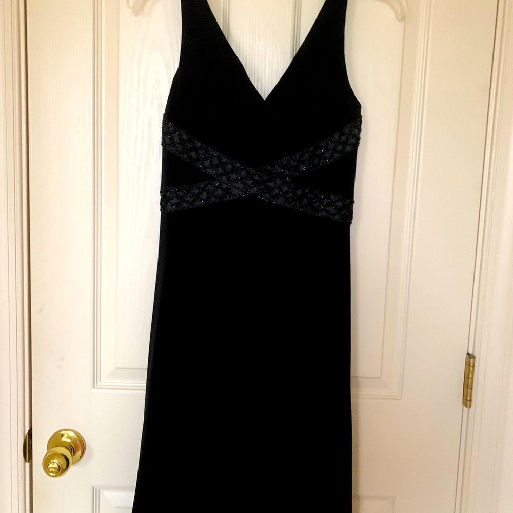 Black cocktail dress
